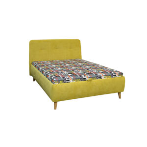 CREATIVE čalúnená posteľ s úložným priestorom šírka 120 a 140 cm