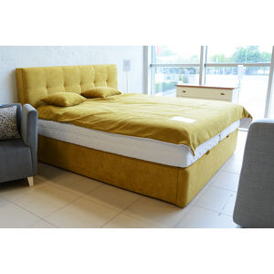 HONORE Superior boxspringová posteľ 180 žltá