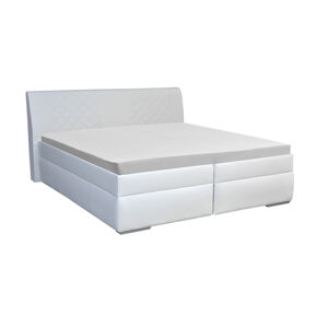 SILVIA 180x200 čalúnená posteľ s roštami biela