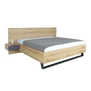MEKENZY posteľ s laminovaným čelom 180x200