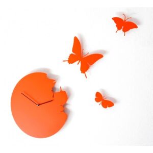 Hodiny Diamantini & Domeniconi Butterfly orange 40cm