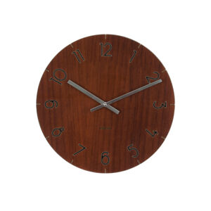 Nástenné hodiny 5619afk, Karlsson Wood Dark, 40cm