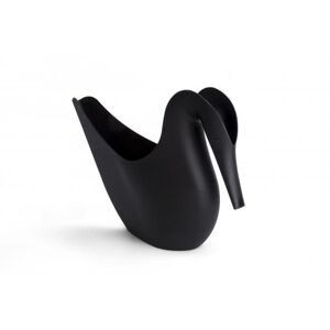 Kanvička na zalievanie Qualy Swan, čierna, 35cm