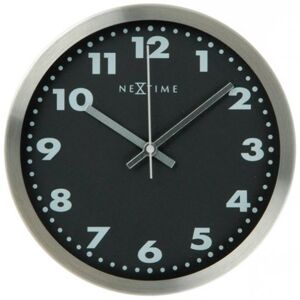 Nástenné hodiny Nextime Arabic Black 34cm
