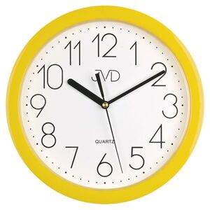 Nástenné hodiny quartz žlté Time hp612.12 25cm
