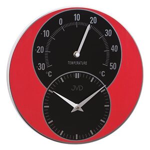 Nástenné hodiny s teplomerom JVD HW 35.1 30cm