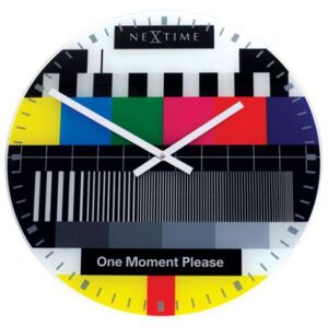 Nástenné hodiny Nextime Testpage small 30cm