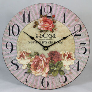 Nástenné hodiny HLC, Rose 2, 30cm