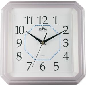 Nástenné hodiny MPM, 2418.23.SW - ružová, 34cm