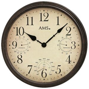 Nástenné hodiny 9463 AMS meteostanica 42cm