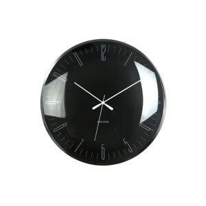 Nástenné hodiny Karlsson Dragonfly, Dome glass KA5623BK, 40cm