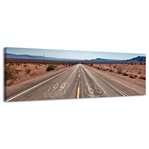 Obraz na plátne Panoráma, Route 66, 158x46cm