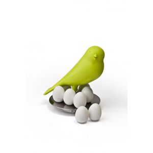 Stojanček s magnetmi Qualy Magnetic Egg Sparrow, zelený