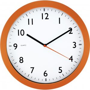 Nástenné hodiny MPM, 2476.60.A - oranžová, 28cm
