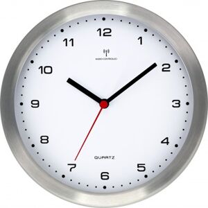 Nástenné hodiny MPM, 2637.70.A.RC - strieborná, 35cm