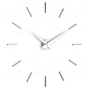 Designové nástenné hodiny I200MT IncantesimoDesign 90-100cm, light grey