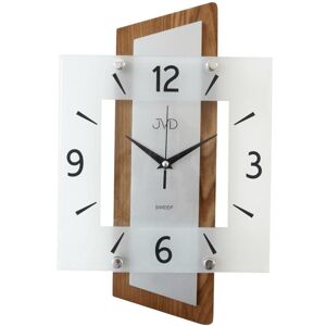 Nástenné drevené hodiny JVD NS17012/11, 38 cm