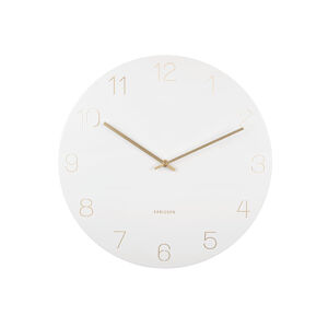Nástenné hodiny Karlsson KA5762, 40 cm biela