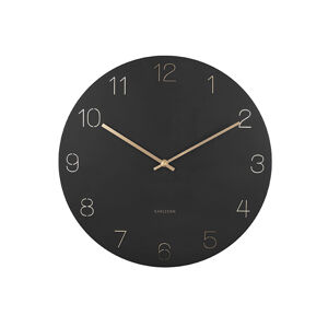 Nástenné hodiny Karlsson KA5762, 40 cm čierna