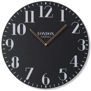 Ekologické nástenné hodiny London Retro Flex z222_1-dx, 50 cm