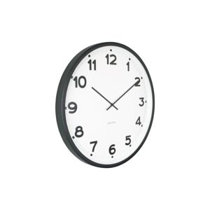 Nástenné hodiny New Classic Karlsson KA5847, biela 41cm