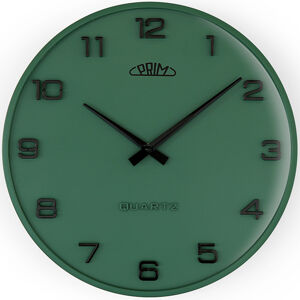 Nástenné hodiny PRIM Bloom II- A 4157.40, zelená 35cm