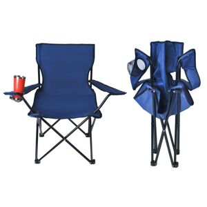 Skladacia rybarská stolička isot8002, modrá