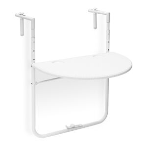 Balkónový závesný stôl Bastian skladací biely rd0054