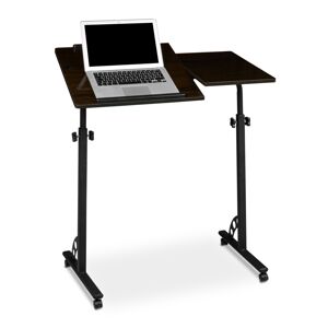 Veľký výškovo nastaviteľný stolík na notebook RD0541, čierna